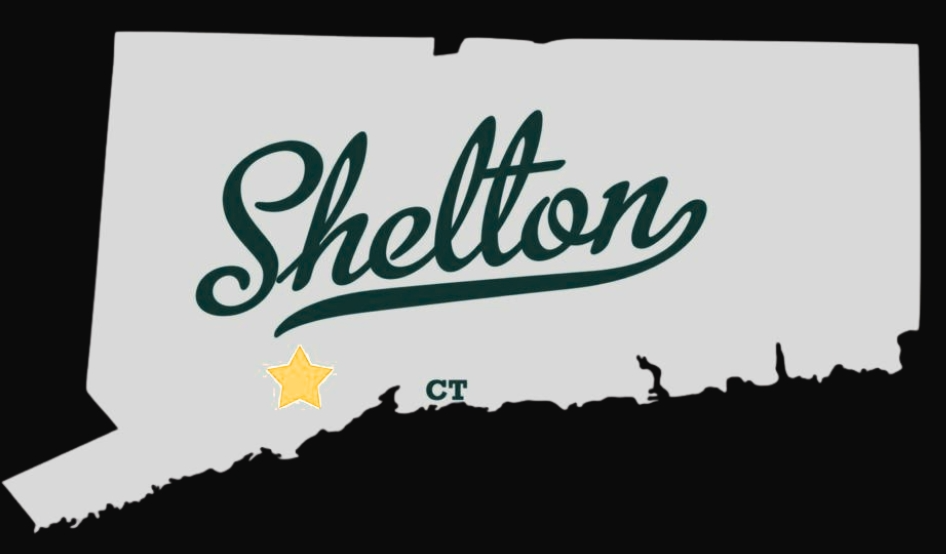 Map of Connecticut showing the location of Shelton, home of Raffo Enterprise